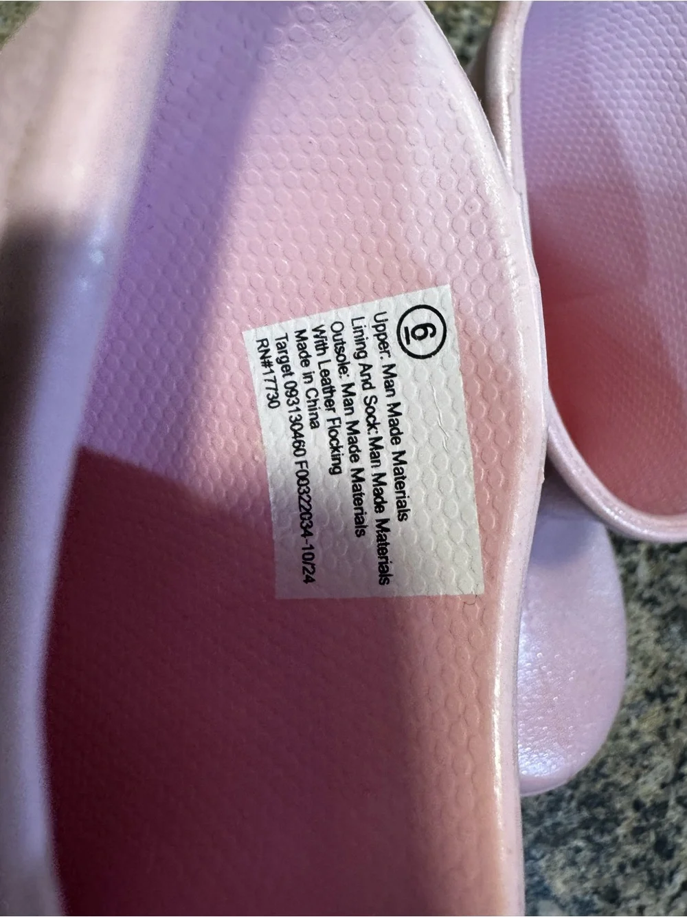 Cat & Jack Shimmer Glitter Pink Rain Snow Boots Size 6 Little Girl Boy Comfort